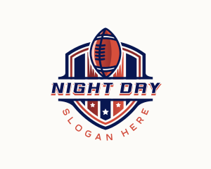 American Football Gridiron logo design