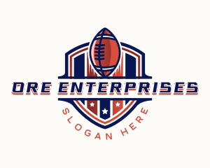 American Football Gridiron logo design