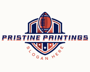 American Football Gridiron logo design