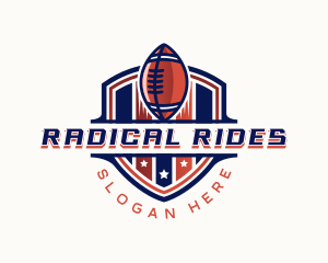 American Football Gridiron logo design