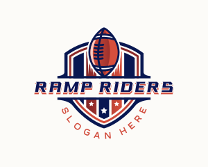 American Football Gridiron logo design