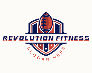 American Football Gridiron logo design