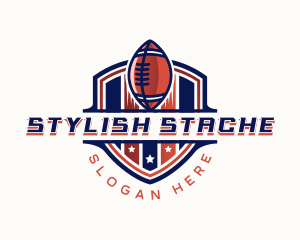 American Football Gridiron logo design