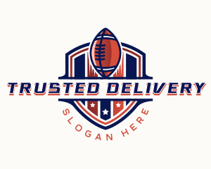 American Football Gridiron logo design