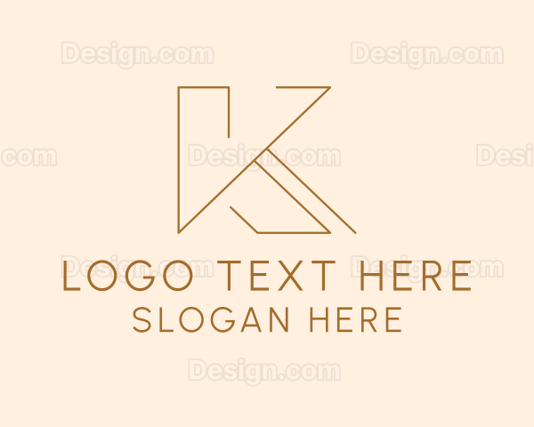 Generic Business Letter K Logo