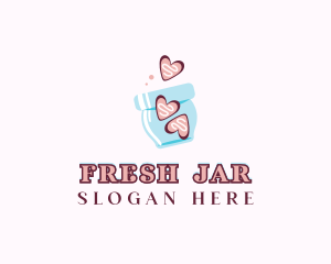 Jar Heart Cookies logo design