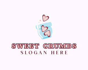 Jar Heart Cookies logo design