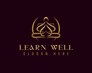 Wellness Meditation Yoga logo design