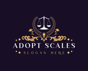 Justice Scale Law Firm logo design