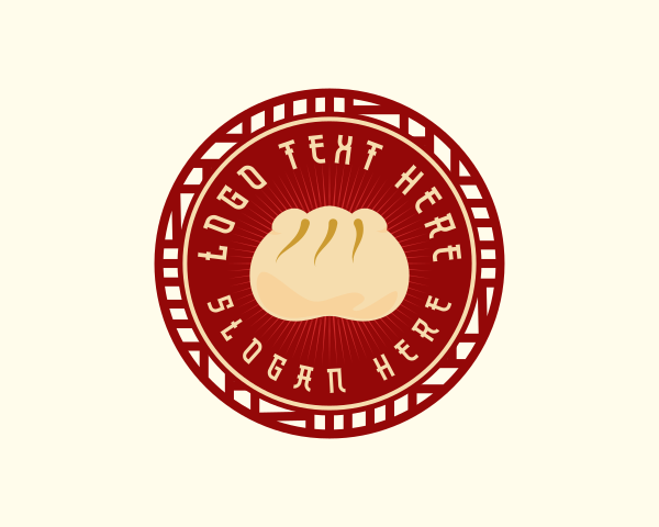 Steamed Bun logo example 4