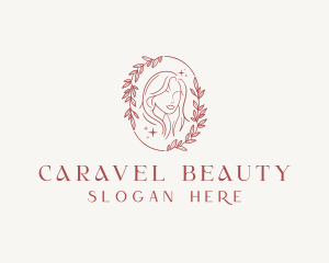 Organic Beauty Woman logo design