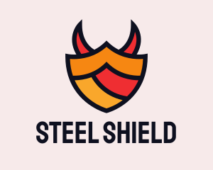 Gaming Shield Horns  logo design