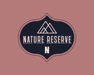 Hipster Mountain Camp logo design