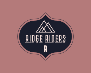 Hipster Mountain Camp logo design