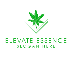 Cannabis Green Leaf Logo