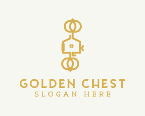 Gold Housing Key logo design