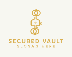 Gold Housing Key logo design