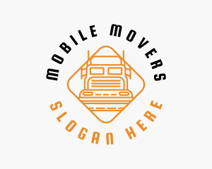 Business Truck Mover logo design