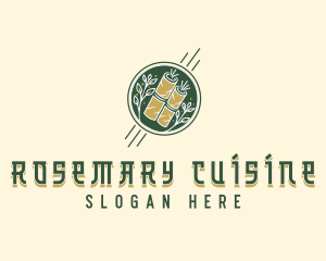 Gourmet Eggroll Cuisine logo design