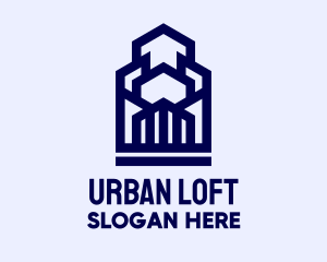 Geometric Urban Buildings   logo design