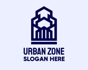 Geometric Urban Buildings   logo design