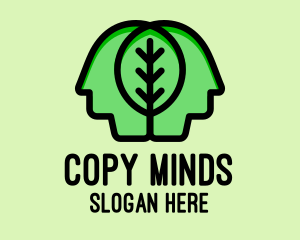 Leaf Mind People  logo design