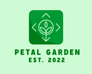 Garden Planting Application Icon logo design