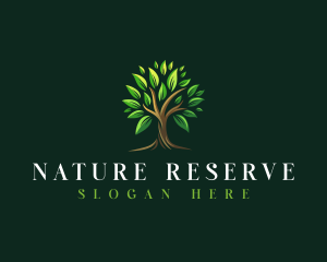 Tree Nature Leaf logo design