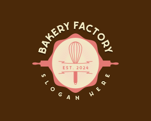 Culinary Bakery Whisk logo design