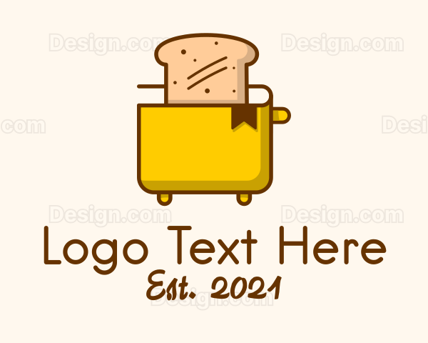 Toaster Bookmark Loaf Logo