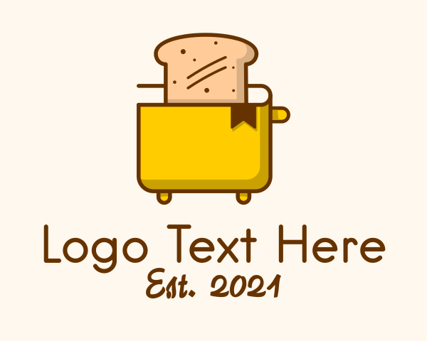 Toaster logo example 1