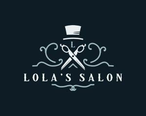 Hat Scissors Tailor logo design