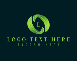 Eco Leaf Plant logo