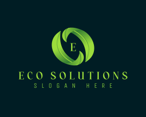 Eco Leaf Plant logo design