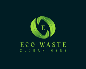 Eco Leaf Plant logo design