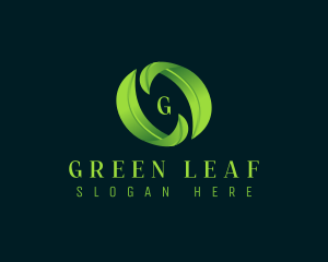 Eco Leaf Plant logo design