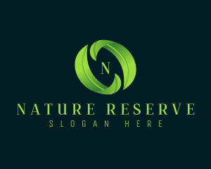 Eco Leaf Plant logo design