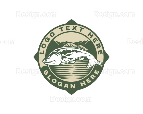 Fish Lake Sea Logo