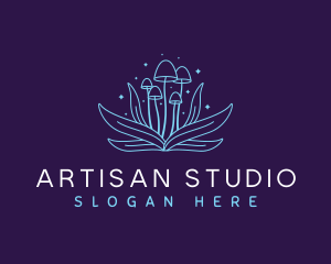 Organic Mushroom Medicine logo design