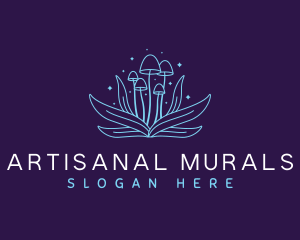 Organic Mushroom Medicine logo design