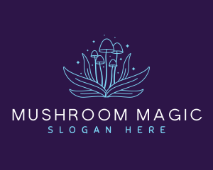 Organic Mushroom Medicine logo design