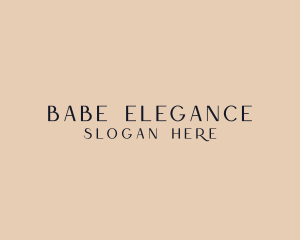 Elegant Business Wordmark logo design