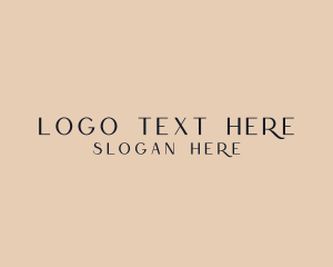 Wordmark - Elegant Business Wordmark logo design