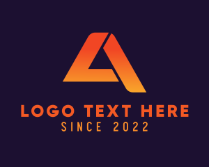 Digital Company Firm Letter A logo