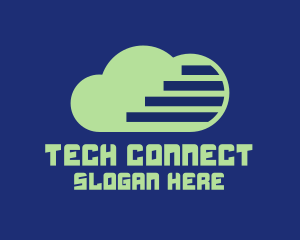 Green Tech Cloud  logo design