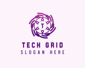 Tech Cyber Software logo design