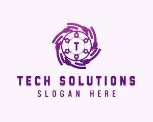 Tech Cyber Software logo design