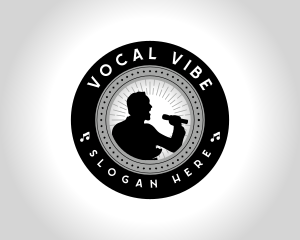 Musical Choir Singer logo design