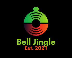 Vinyl Record Bell logo design