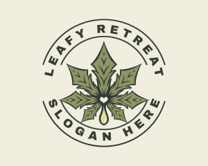 Cannabis Herbal Marijuana logo design